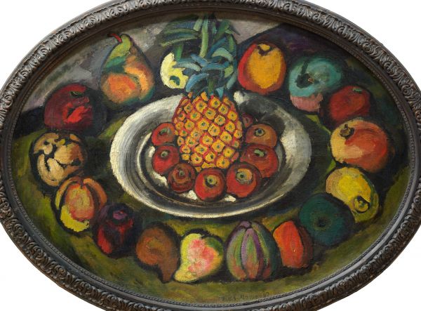 И.И. Машков. «Натюрморт с ананасом». 1908 г.