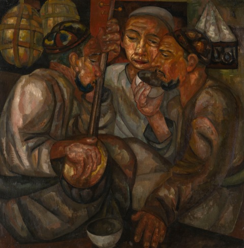 А.Н. Волков. «Слушание беданы». 1920-е гг.