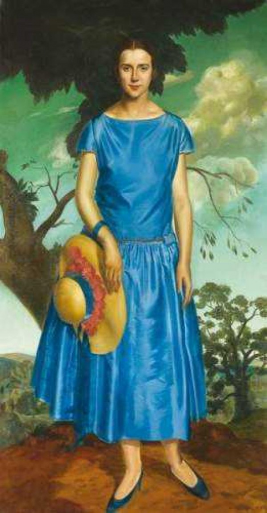 В.И. Шухаев. Портрет Дарьи Каменка. 1924 г.