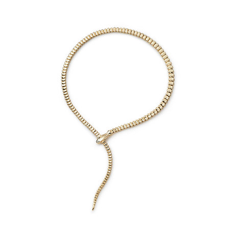 Золотая змея-ожерелье