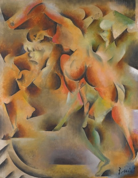 В.Д. Баранов-Россине. «Обнаженные танцовщицы». 1912-1913 гг.