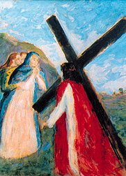 А.А. Арапов. Четвертая картина цикла «Крестный путь».