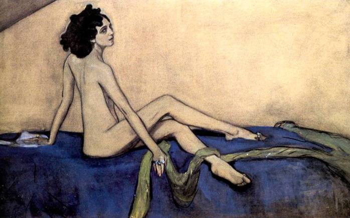 В. Серов. Портрет Иды Рубинштейн. 1910 г.