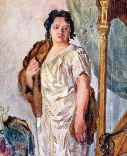 А.В. Лентулов. Портрет В. Дуловой.