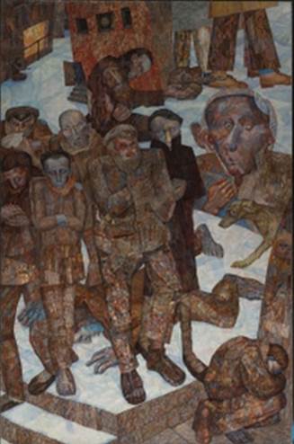 Павел Филонов и Алиса Порет. «Нищие и беспризорники (Бедные люди)».