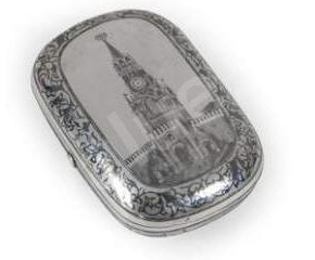 Серебряные с чернением портсигары