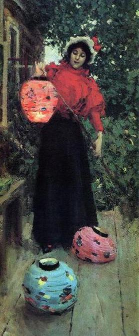 К. Коровин. «Бумажные фонари». 1896 г.