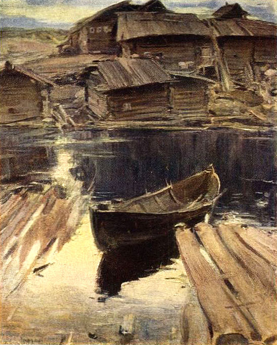 А.Е. Архипов. «Северная деревня».