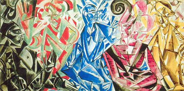 К. Зданевич. «Оркестровый автопортрет». 1917-18 гг.