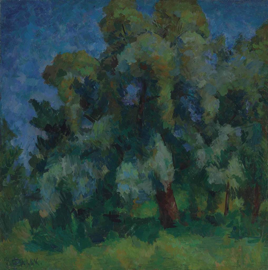 Р.Р. Фальк. Холст «Дуб». 1923 г.