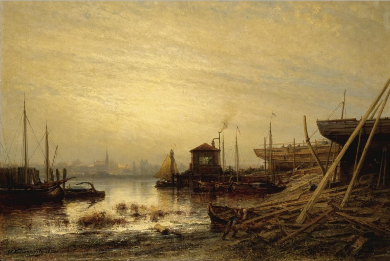 А.П. Боголюбов. «Верфь в Арнеме». 1870 г.