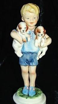 Статуэтка «Мальчик-понедельник» из серии «Дни недели». Автор Freda Doughty. Royal Worcester. 1955 г. 