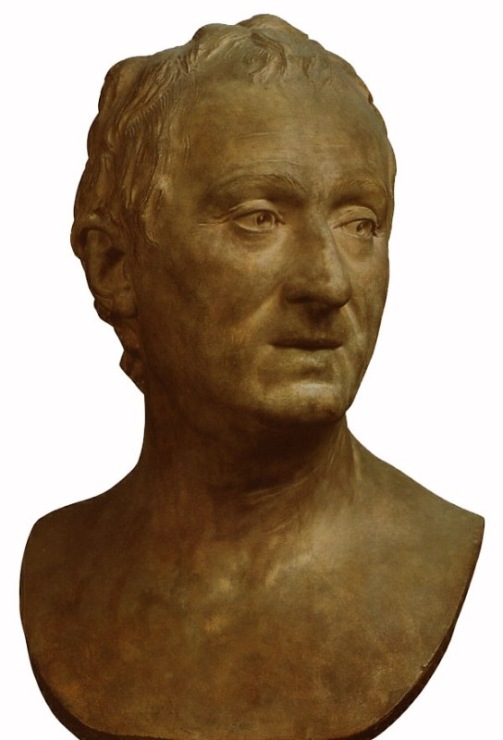 Бюст Дени Дидро. Скульптор Гудон. Париж. 1771 г. 