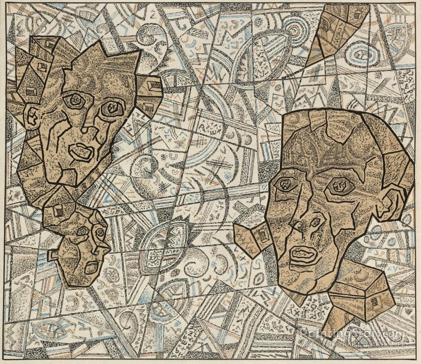 П.Н. Филонов. Картина без названия. Примерно 1922-1925 гг.