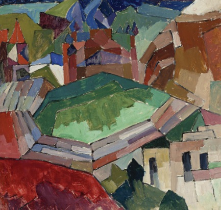 А.В. Лентулов. Холст «Город на юге России». 1914-1916 гг.