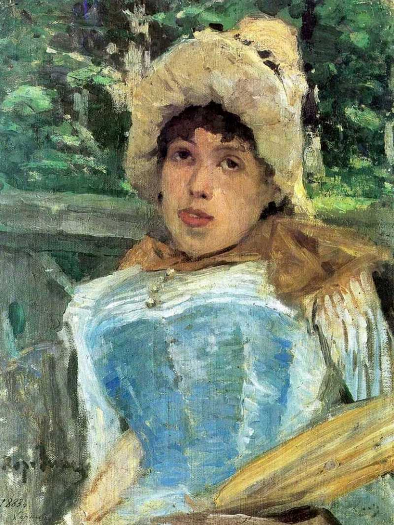 К. Коровин. «Портрет хористки». 1883 г.