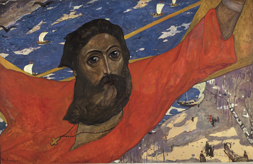 И. Глазунов. «Русский Икар». 1973 г.