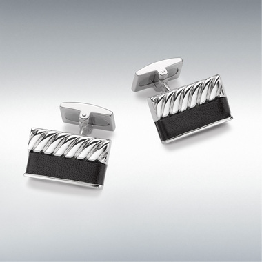 Крест и запонки серии Twist