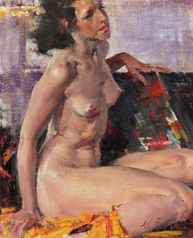 Н.И. Фешин. Картина «Обнаженная».