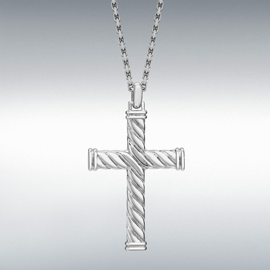 Крест и запонки серии Twist