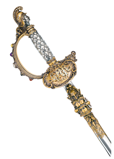 Шпага из золоченого серебра, сделанная для генерала Улисса Симпсона Гранта