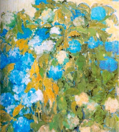 Н.Н. Сапунов. «Голубые гортензии». 1907 г.