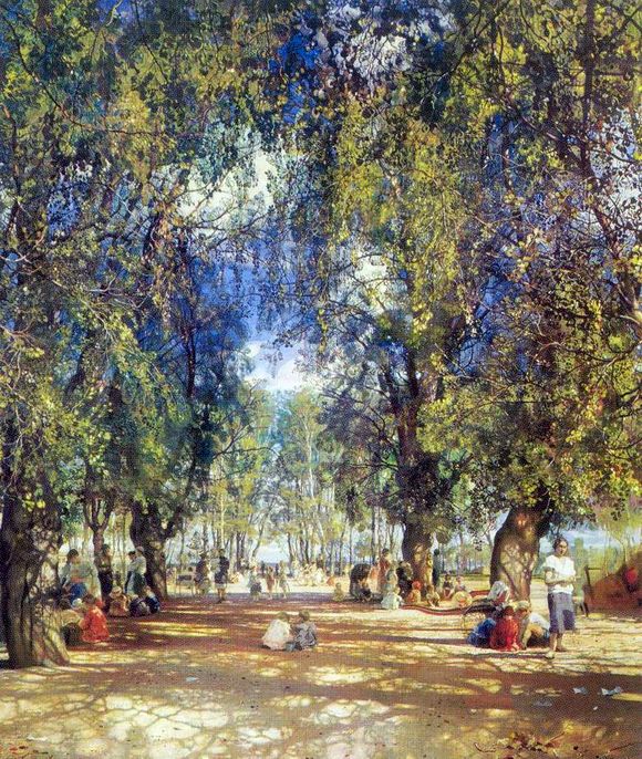 И.И. Бродский. «Аллея парка». 1930 г.