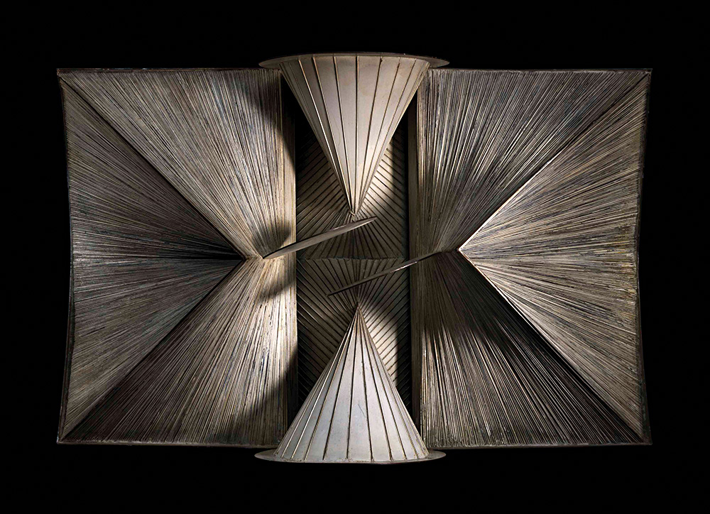 А. Певзнер. «Два конуса в одной плоскости». 1936 г.