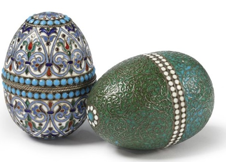 Пара пасхальных яиц 1895 года