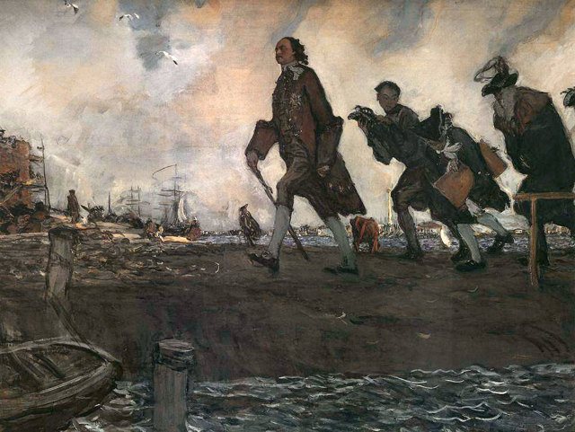 В. Серов. «Петр I». 1907 г.