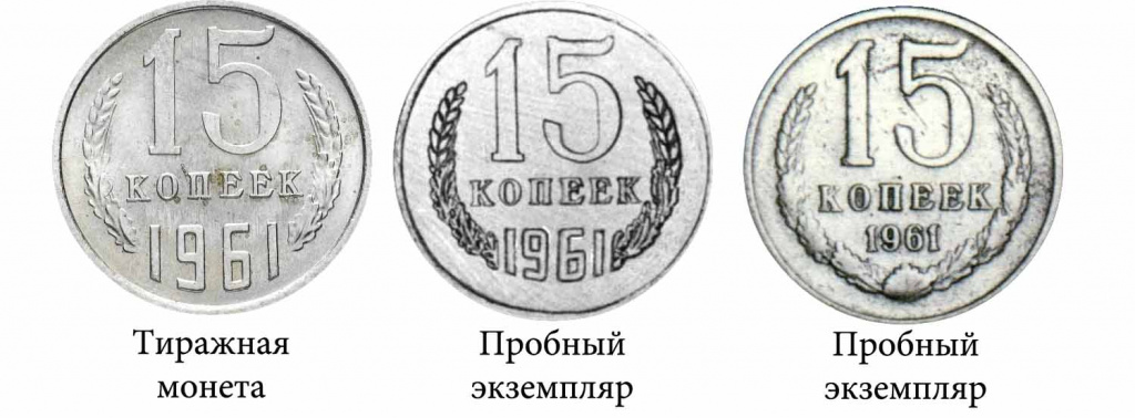 Пробные монеты 15 копеек