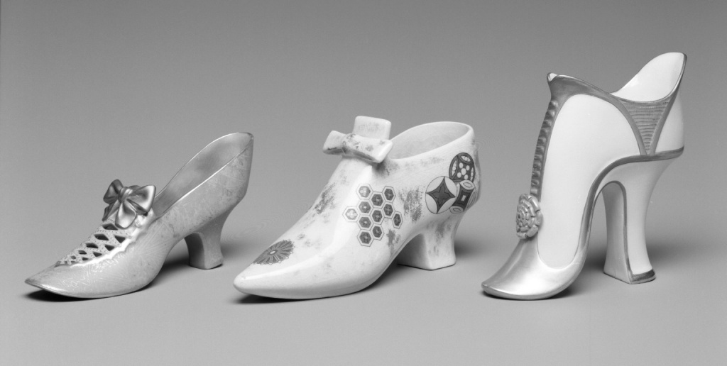 Фарфоровые туфельки. Фабрика Royal Worcester. Около 1875 г.