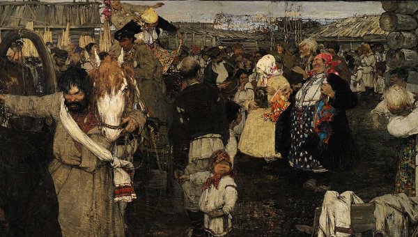 Н.И. Фешин. «Черемисская свадьба». 1908 г.