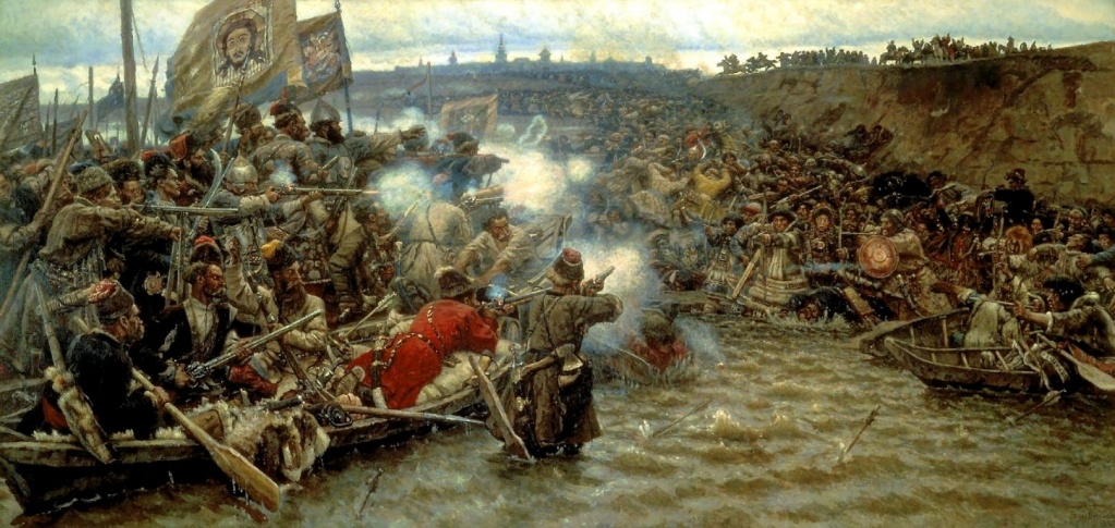 Василий Суриков. «Покорение Сибири Ермаком Тимофеевичем». 1895 г.