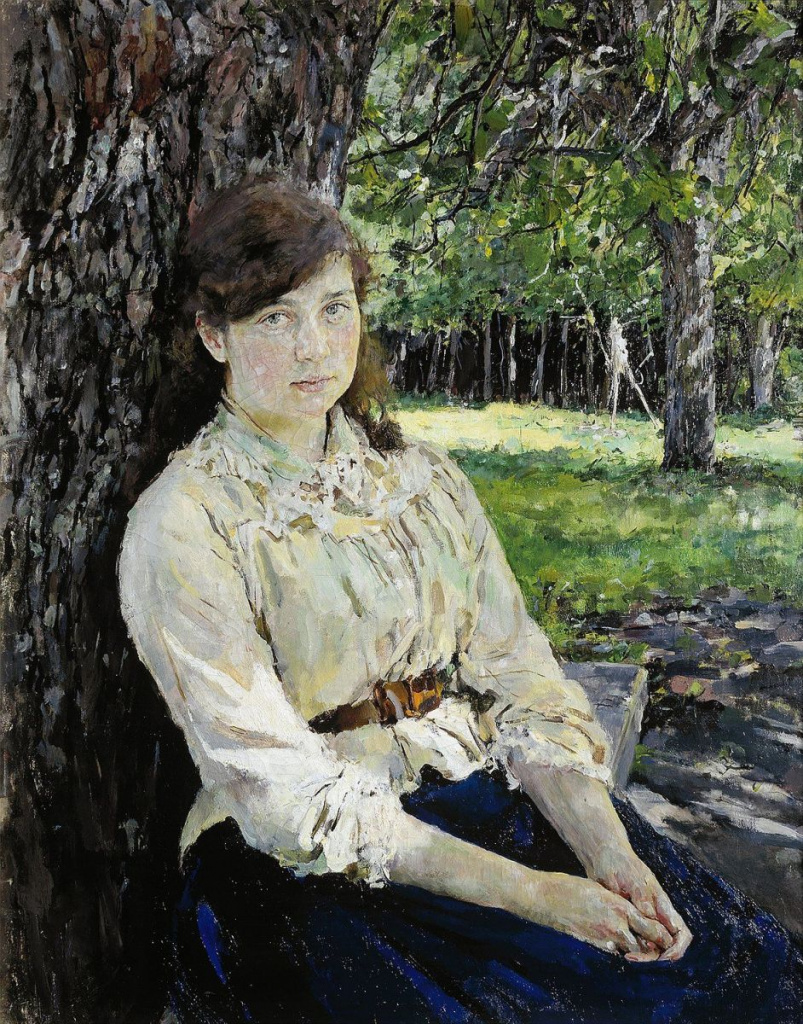В. Серов. «Девушка, освещенная солнцем». 1888 г.