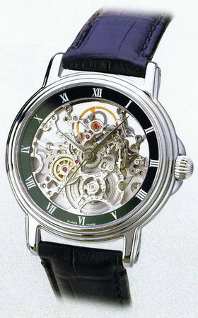 Карманные часы с открытым механизмом. Бренд Gustav Becker