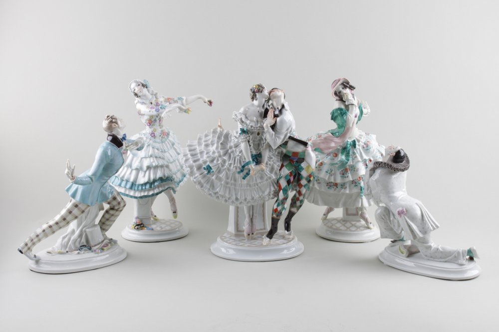 Композиция «Русский балет». П.Шойрих. Мануфактура Meissen, 1924–1951 гг. 