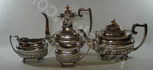 Чайный серебряный сервиз, 1922–1923 гг. 