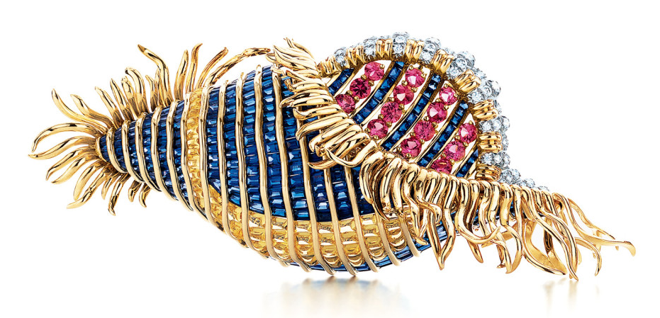 Брошь «Морская Раковина» из золота