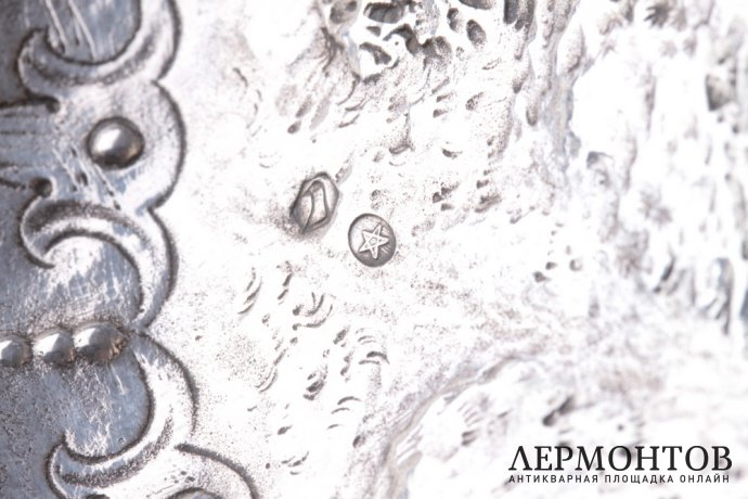 Клеймо со звездой на серебряном изделии Испании