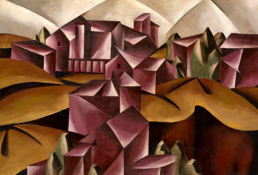 Л.С. Попова. Холст «Бирский пейзаж». Около 1916 г.