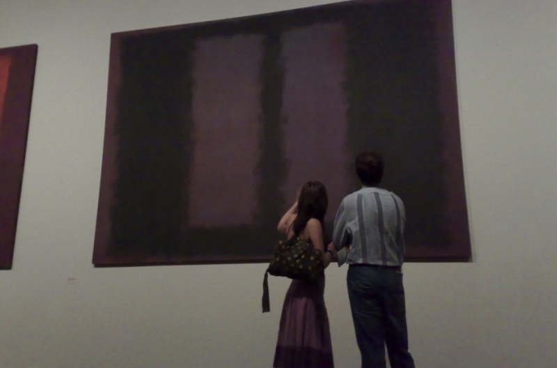 М. Ротко. «Чёрное на тёмно-бордовом»