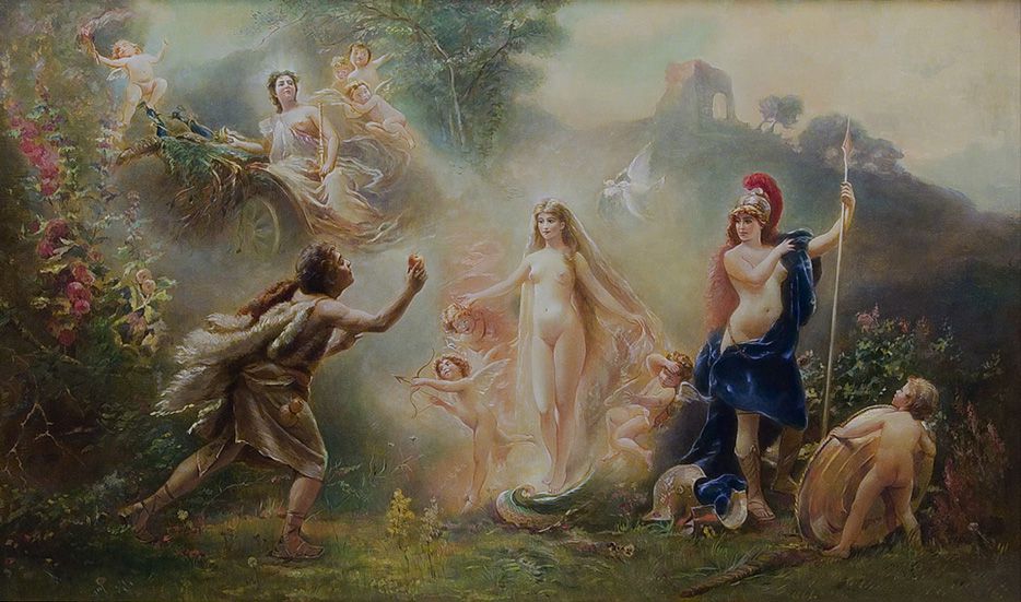 К.Е. Маковский. «Суд Париса». 1889 г.