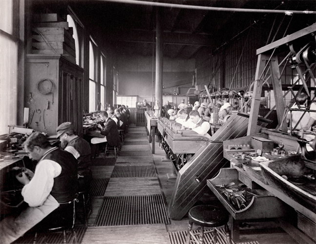 Мастерская ювелирных изделий, расположенная над магазином по Юнион-Сквер