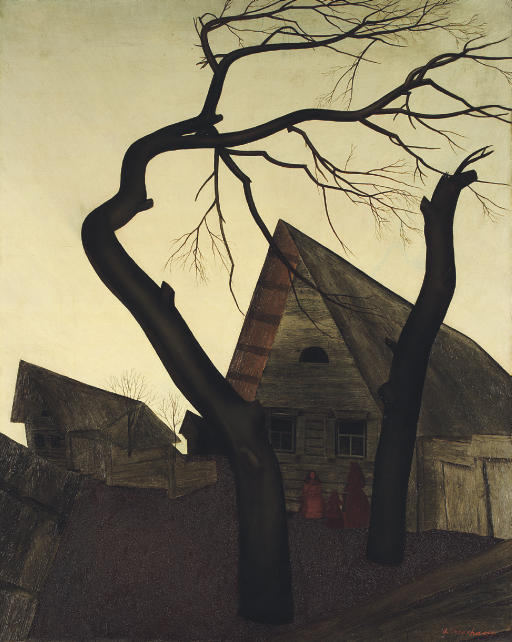 В.И. Шухаев. «Деревенская сцена. Финляндия». 1920 г.