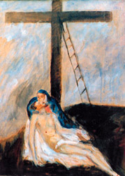 А.А. Арапов. Тринадцатая картина цикла «Крестный путь».