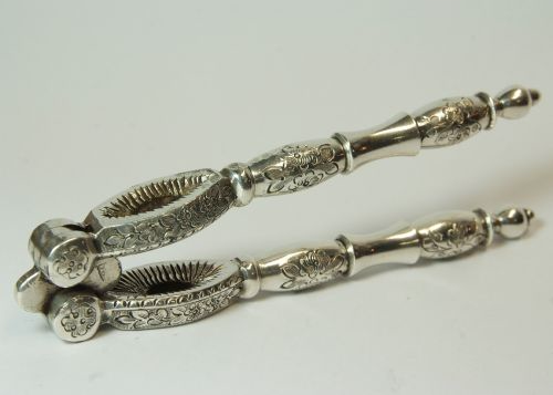 Посеребренный щелкунчик для орехов позднего викторианского периода