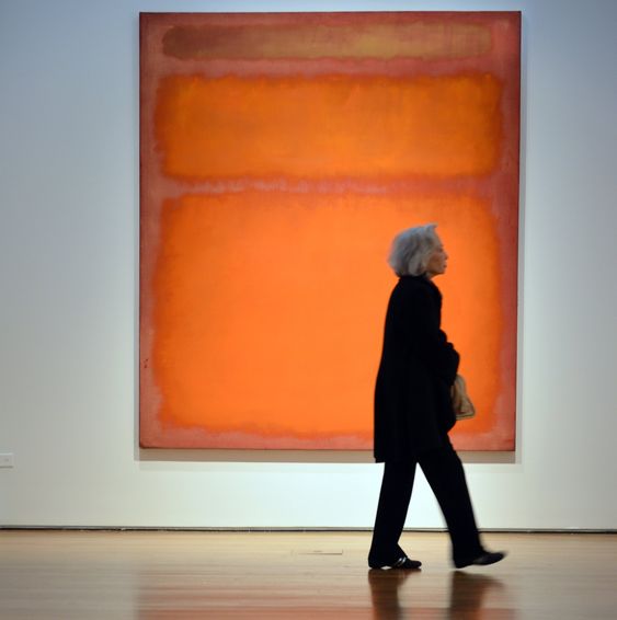 М. Ротко. «Оранжевый, красный, желтый». 1961 г. 