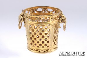 Ажурное ведерко. Серебро 800. Австро-Венгрия