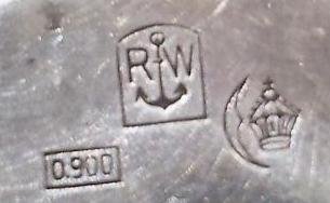 Редкое серебро 900-й пробы